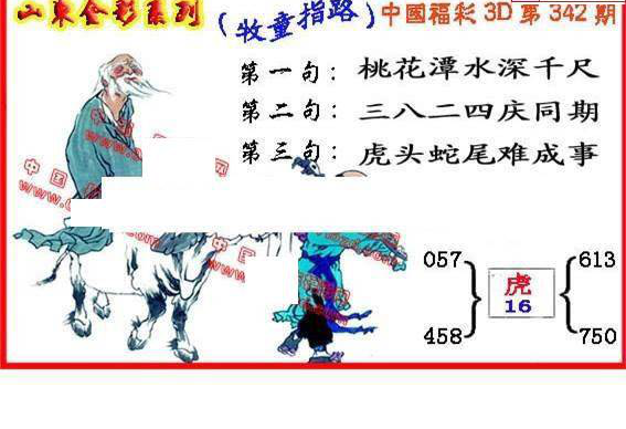 24342期: 福彩3D丹东全图分析