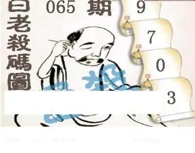 25065期: 白老3D杀码图版