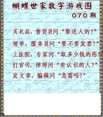 25070期: 3D蝴蝶世家蝴蝶彩图