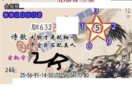 24138期: 白老3D杀码图版