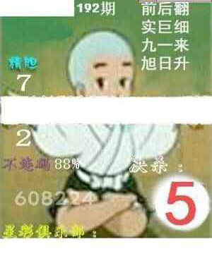 24192期: 白老3D杀码图版