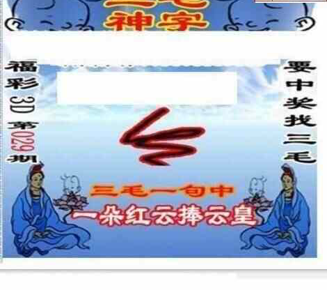 25029期: 三毛3D精品图谜