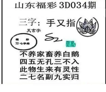 26034期: 三毛3D精品图谜