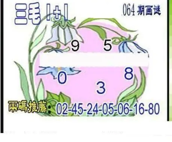 26064期: 三毛3D精品图谜