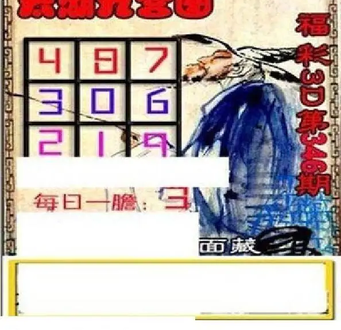 25346期: 太湖图福彩3D精品预测