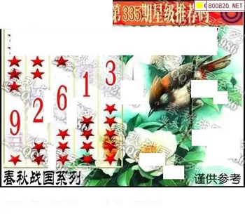 25335期: 大兵福彩3D黄金报图版