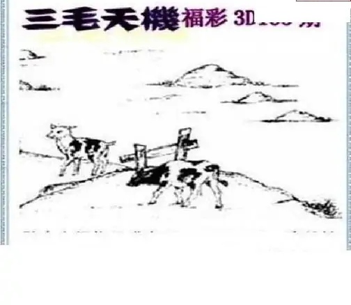 25135期: 三毛3D精品图谜
