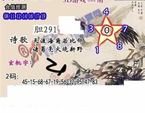 25044期: 白老3D杀码图版