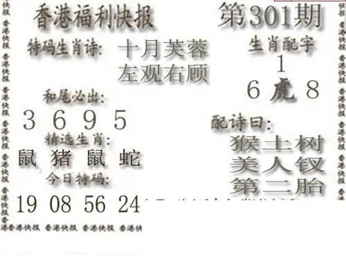 25301期: 白老3D杀码图版