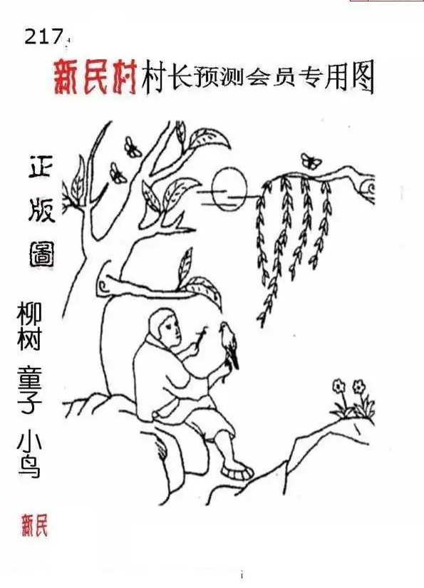 25217期: 老村长福彩3D天天图谜