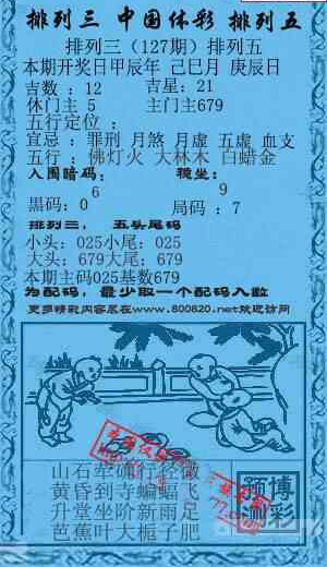 24127期: 福彩3D红黄蓝报