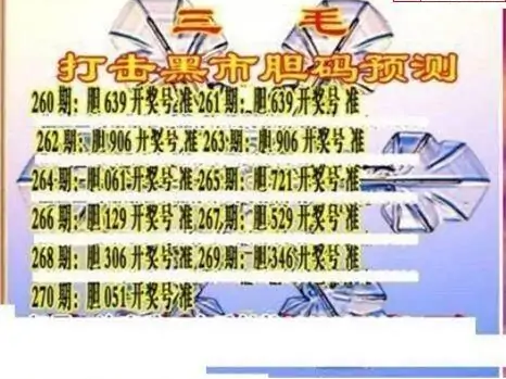 25270期: 三毛3D精品图谜