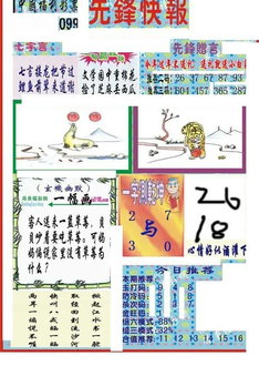 26099期: 福彩3D丹东全图分析