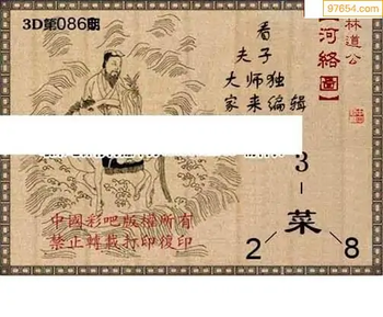 福彩3D26086期天中全套预测分析图