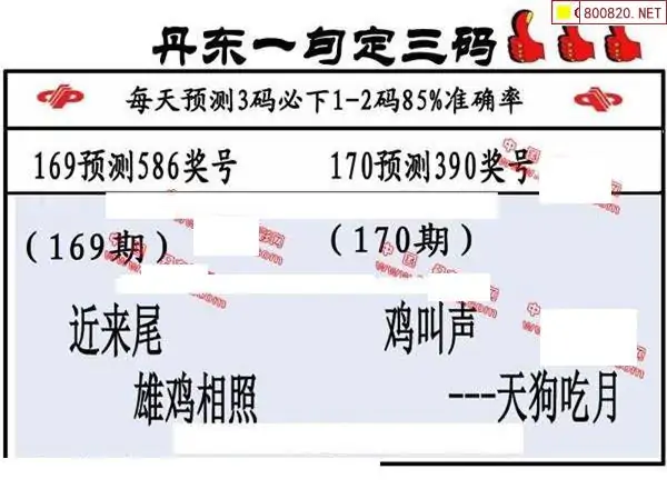 25170期: 福彩3D丹东全图分析