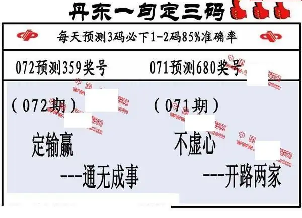 25072期: 福彩3D丹东全图分析