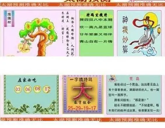 25071期: 太湖图福彩3D精品预测