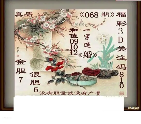 25068期: 白老3D杀码图版