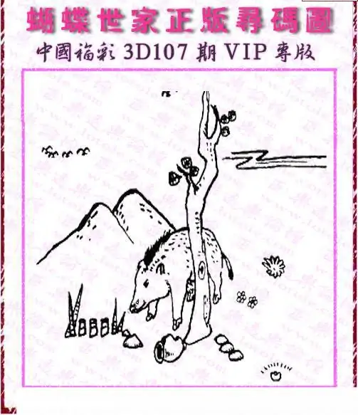 25107期: 3D蝴蝶世家蝴蝶彩图