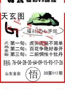 26012期: 福彩3D丹东全图分析