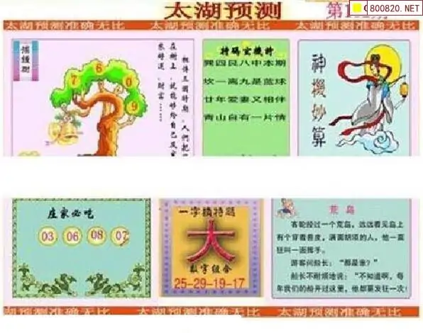 25182期: 太湖图福彩3D精品预测