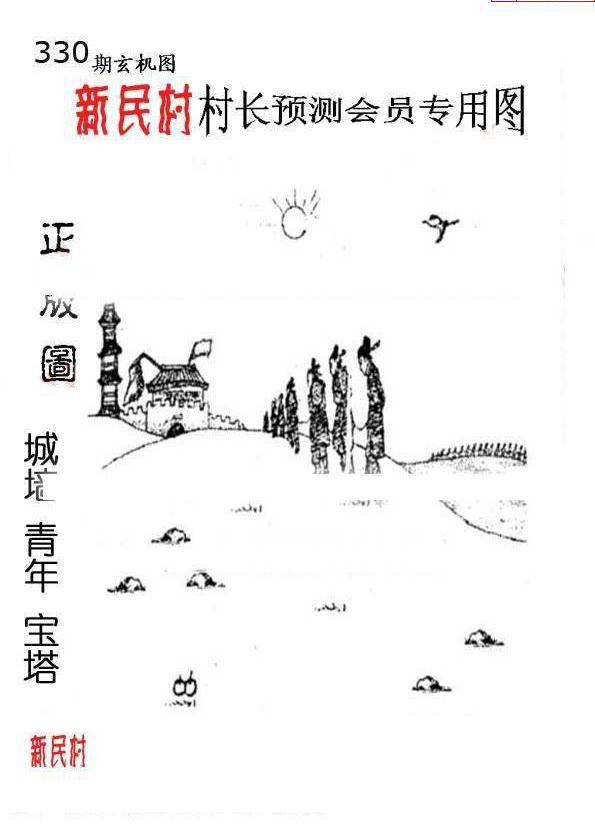 24330期: 老村长福彩3D天天图谜