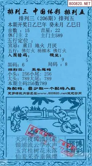 25206期: 福彩3D红黄蓝报