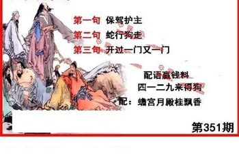 25351期: 福彩3D丹东全图分析