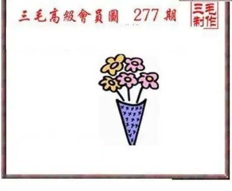 25277期: 三毛3D精品图谜