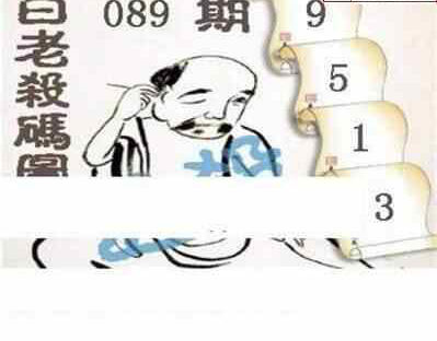 24089期: 白老3D杀码图版