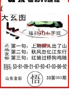 26083期: 福彩3D丹东全图分析