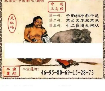 福彩3D26080期天中全套预测分析图
