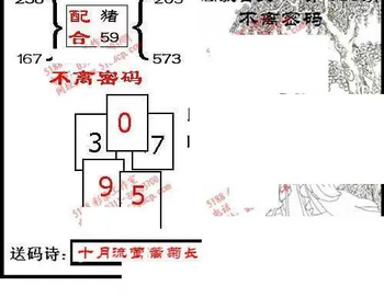 九宝图26093期福彩3D寻码图