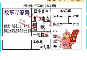 26104期: 福彩3D丹东全图分析
