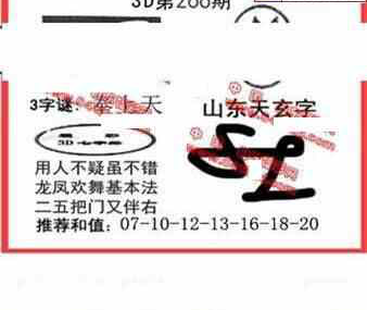 24266期: 福彩3D丹东全图分析