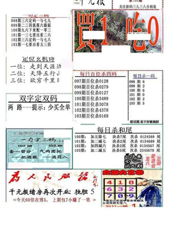 26103期: 福彩3D全套图版参考