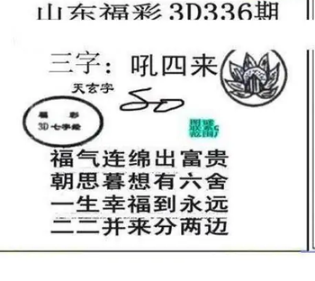 25336期: 三毛3D精品图谜