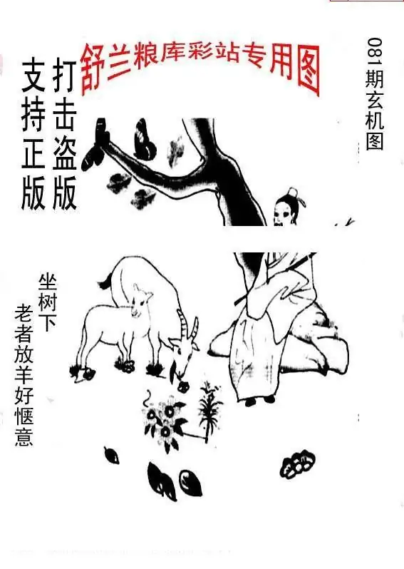 25081期: 老村长福彩3D天天图谜