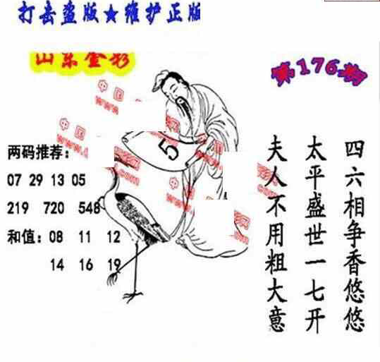 24176期: 福彩3D丹东全图分析