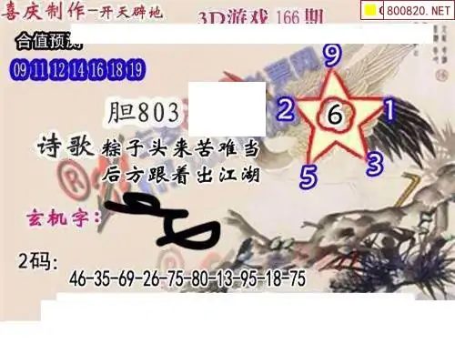 25166期: 白老3D杀码图版