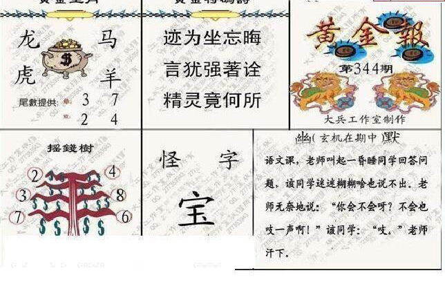 24344期: 大兵福彩3D黄金报图版