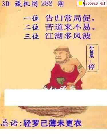 24282期: 白老3D杀码图版