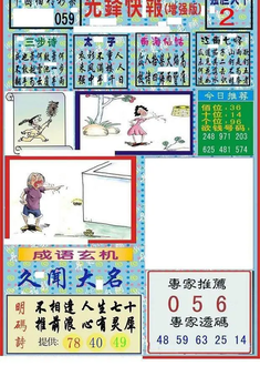 26059期: 福彩3D丹东全图分析