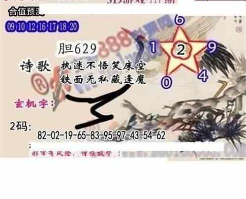 24117期: 白老3D杀码图版