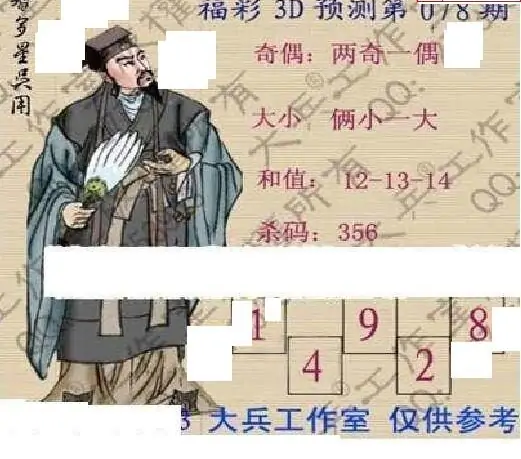 25078期: 大兵福彩3D黄金报图版