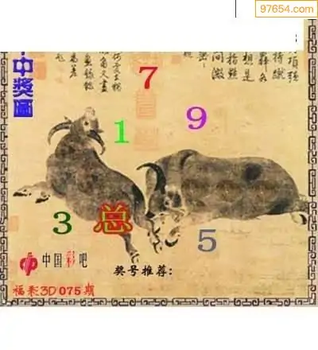 福彩3D26075期天中全套预测分析图