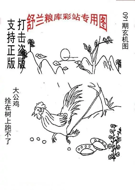 25091期: 老村长福彩3D天天图谜