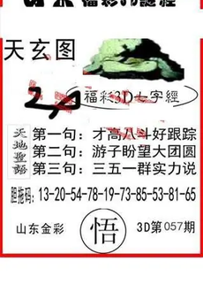 26057期: 福彩3D丹东全图分析