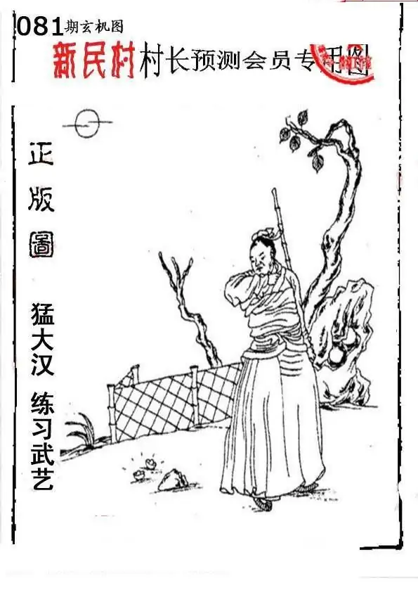 25081期: 老村长福彩3D天天图谜