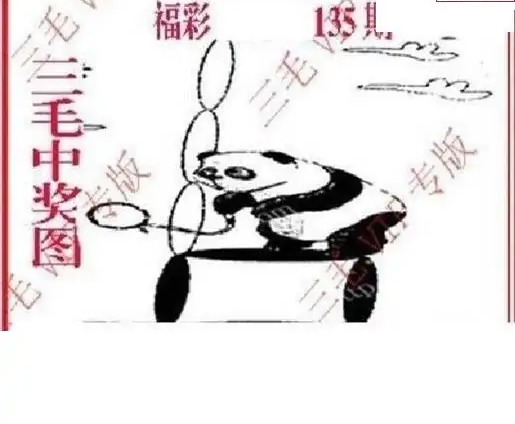 25135期: 三毛3D精品图谜